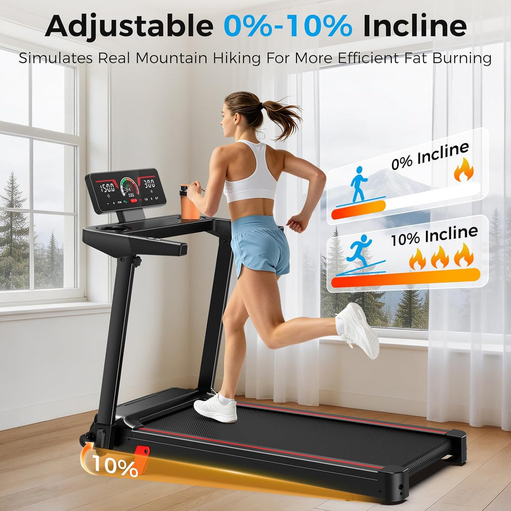 Foldable Incline Home Treadmill