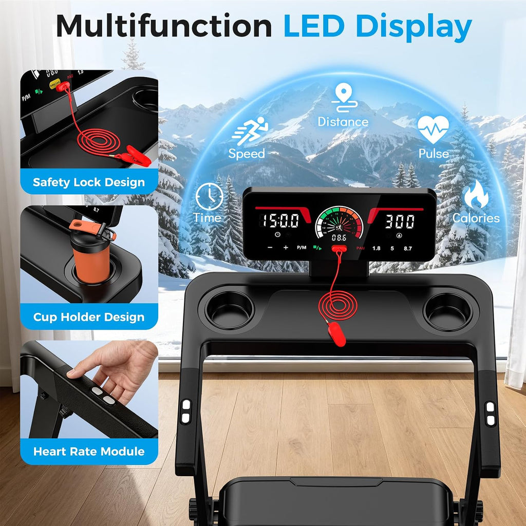 Foldable Incline Home Treadmill